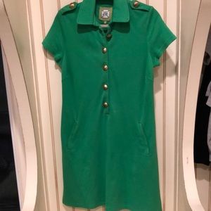 KELLY GREEN ELIZABETH MCKAY DRESS